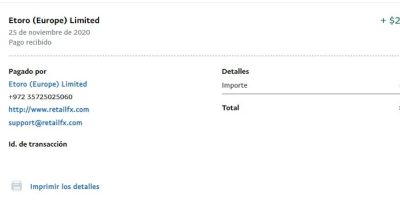 ¿Cuánto tarda un retiro de eToro?